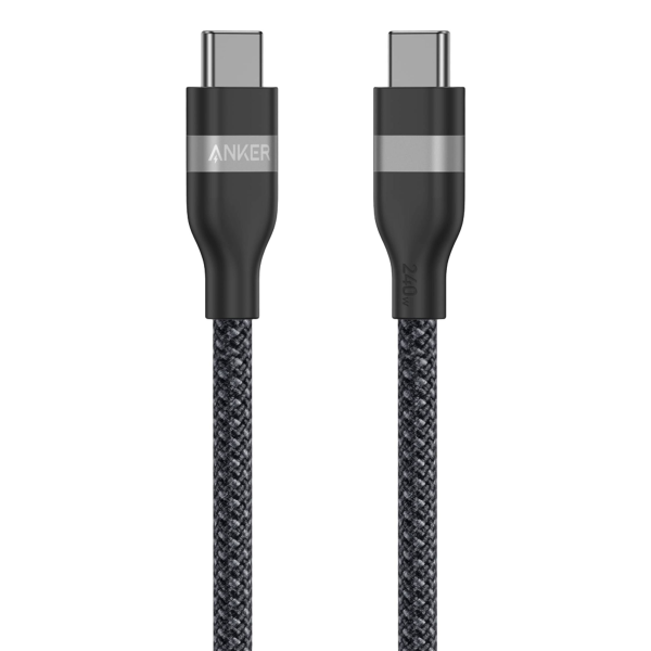 Cable Anker USB-C to USB-C - Lithium 90cm 240W - Trenzado Negro