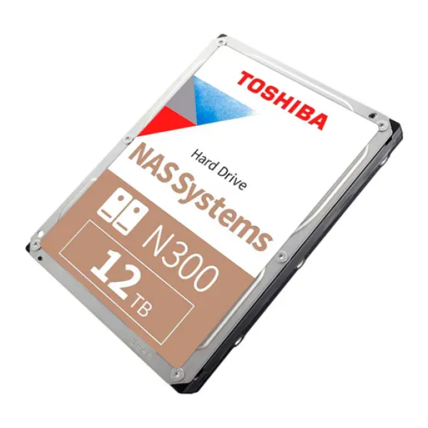 Disco Duro Toshiba 12TB para NAS N300 3.5