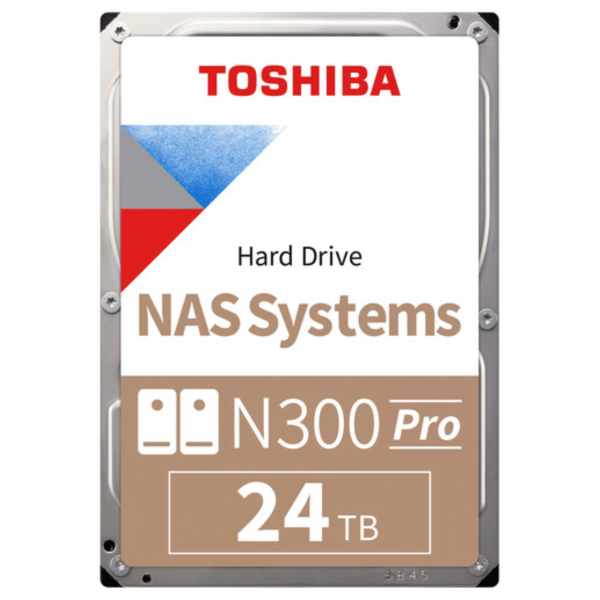 Disco Duro Toshiba 24TB para NAS N300 3.5