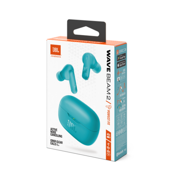 Audifonos Bluetooth JBL Wave Beam 2 Azul