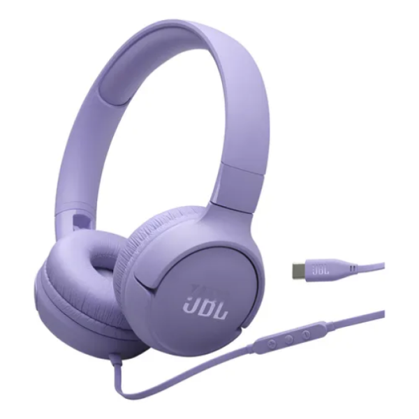 Audifono con microfono JBL TUNE 520 Purple - USB-C