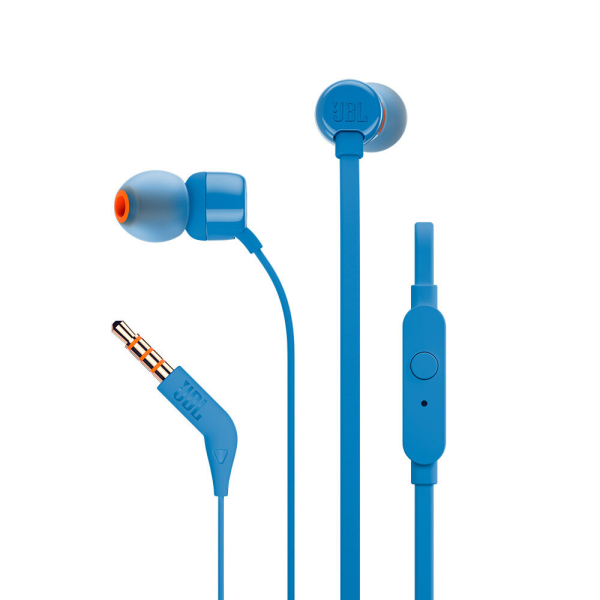 Audifonos JBL TUNE 110 Wired In-ear Blue