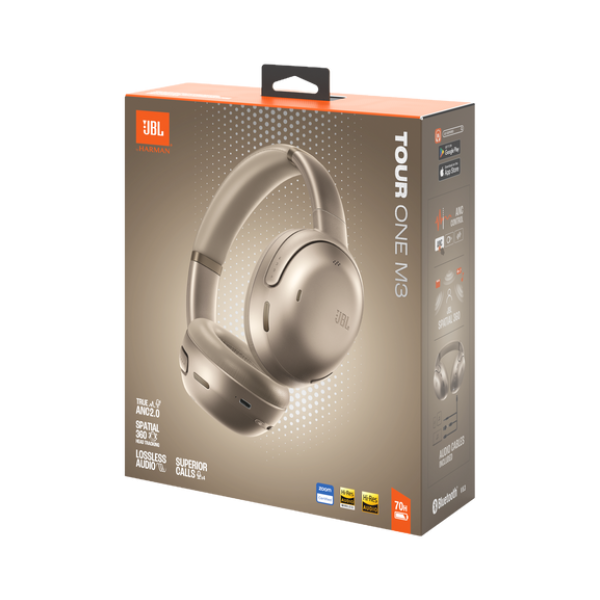 Audifonos Bluetooth JBL Tour One M3 TWS -Dorados