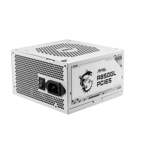 FUENTE DE PODER MSI MAG 850GL 80PLUS GOLD FULL MODULAR PCIE5 WHITE