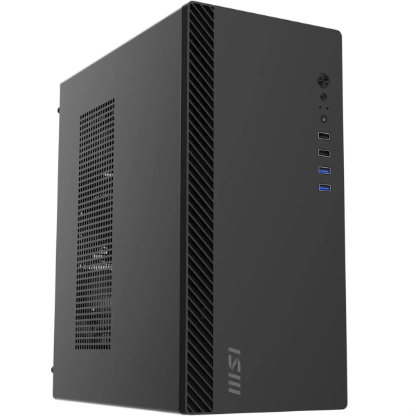 Gabinete MSI PRO SHIELD M100P, Torre Media 2*USB3.0/2.0 Sin fuente P/N PROSHIELDM100P