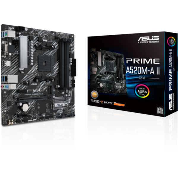 Placa Madre Asus PRIME A520M-A II sAM4