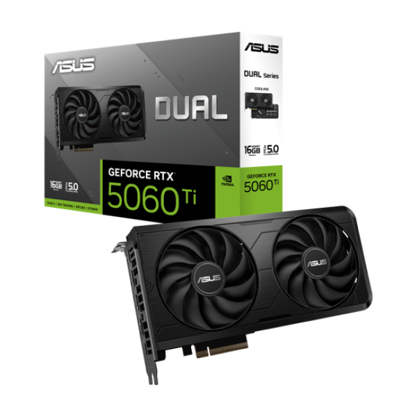 Tarjeta de Video Asus DUAL RTX5060TI O16GB EVO