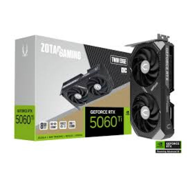 TARJETA DE VIDEO ZOTAC GeForce RTX 5060TI 8GB Twin Edge OC