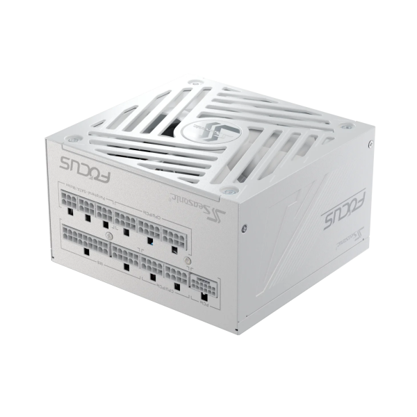 Fuente de poder SEASONIC FOCUS 1000W GX-1000  ATX 3.1 WHITE 80Plus Gold P/N SRP-FGX102-A5A32SF