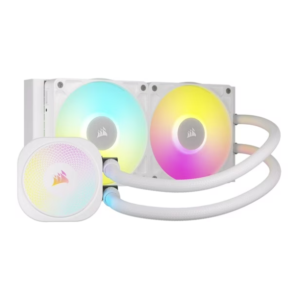 Sistema de Refrigeracion Liquida CORSAIR ICUE LINK TITAN 240 ARG WHITE P/N CW-9061020-WW