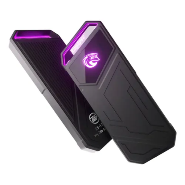 SSD EXTERNO 512GB KINGSPEC RGB USB TIPO-C METAL - Z5-512GB