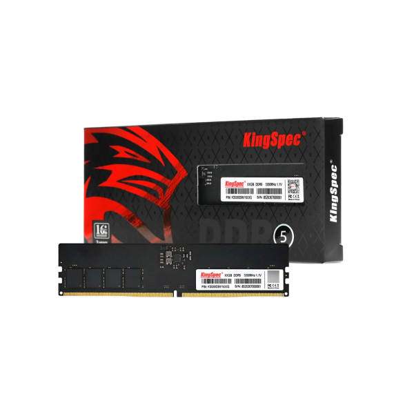 Memoria UDIMM KINGSPEC DDR5 16GB 5200MHZ KS5200D5P11016G