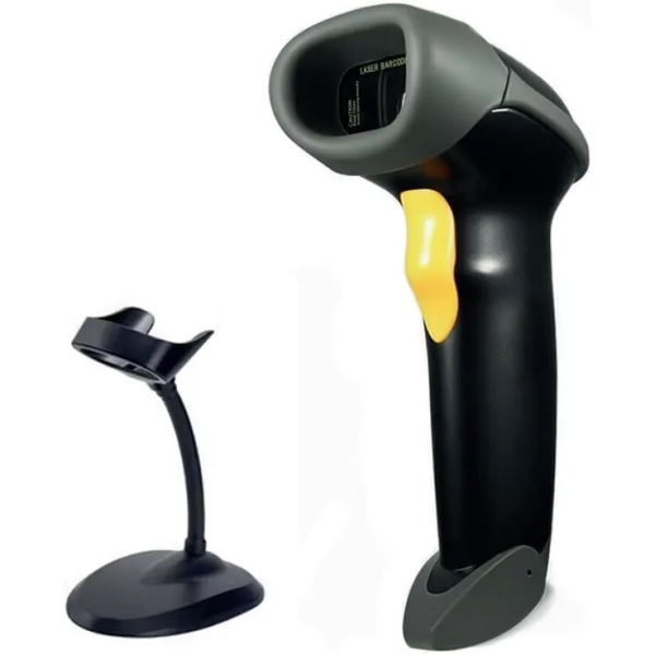 PISTOLA LECTOR CODIGO BARRAS 2D USB CON BASE INALAMBRICA P/N UT-BSCW2D