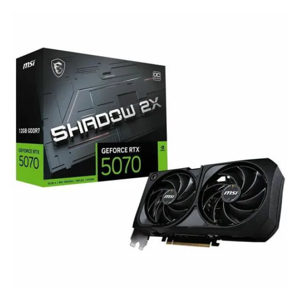 TARJETA DE VIDEO MSI RTX 5070 12G SHADOW 2X OC