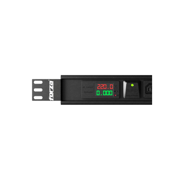PDU Medible Forza 6000W 30 tomas - AC 200/240 V - ( 6-C19 24-C13 ) P/N FPD-3012M0U