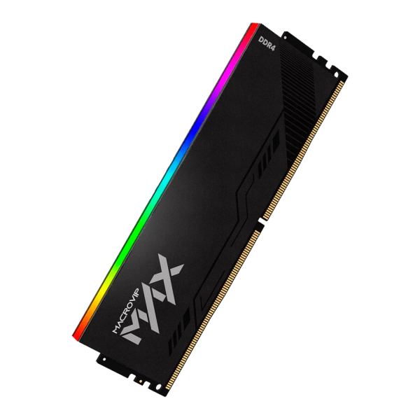 MEMORIA UDIMM GAMER MACROVIP MAX DDR4 16GB 3200MHz CON DISIPADOR RGB XMP - MVX32N16/16R