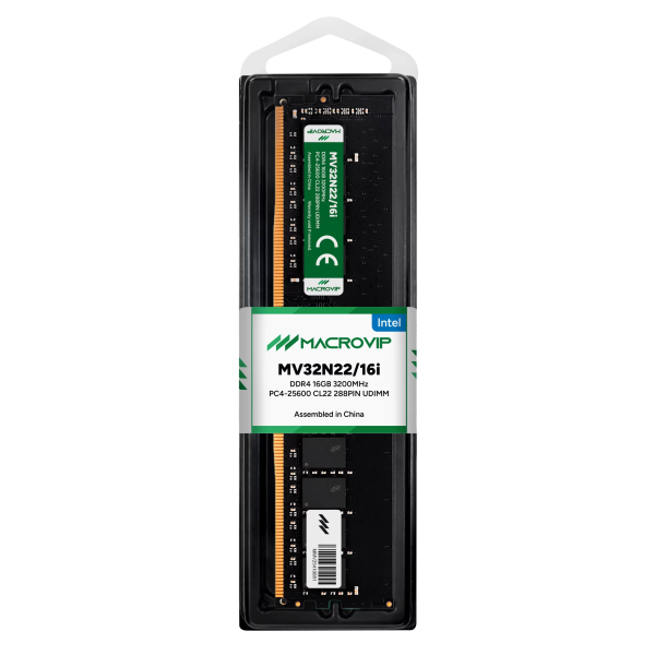MEMORIA UDIMM MACROVIP DDR4 8GB 3200MHZ - MV32N22/8