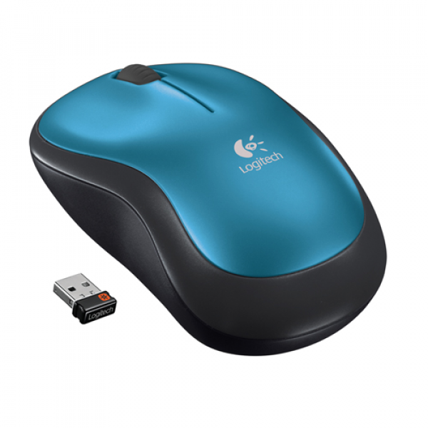 MOUSE INALAMBRICO LOGITECH M185 AZUL P/N 910-003636