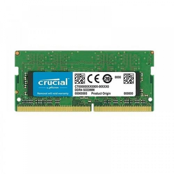 MEMORIA SODIMM CRUCIAL DDR4 4GB 2400 P/N CT4G4SFS824A