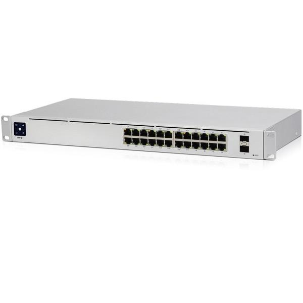 SWITCH UBIQUITI UNIFI 24 PUERTOS CONMUTADOR GESTIONADO 24 X 10/100/1000 (16 POE+) + 2 X GIGABIT SFP  - POE (95 W) P/N USW-24-POE