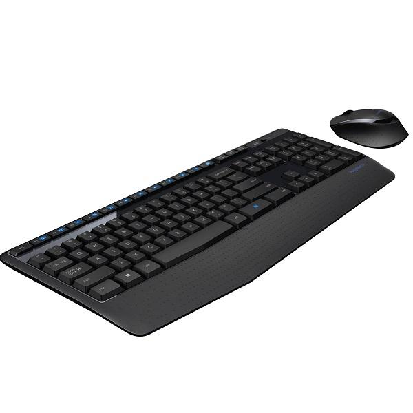 KIT TECLADO Y MOUSE LOGITECH WIRELESS MK345 QWERTY ESPAÑOL NEGRO p/n 920-007820