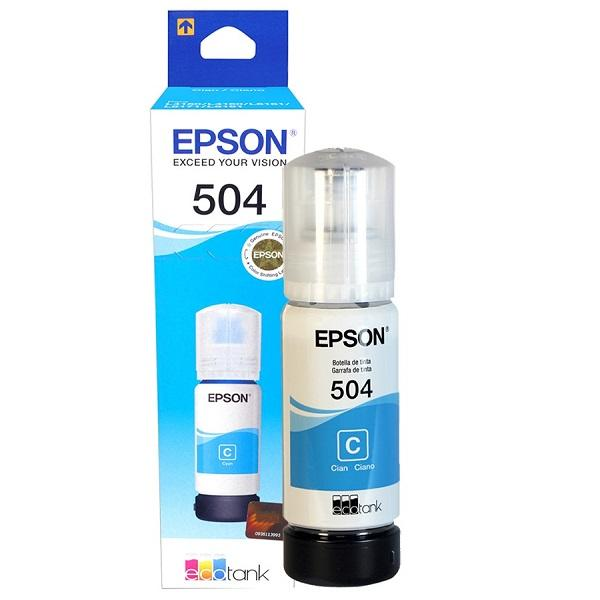 TINTA BOTELLA EPSON CYAN P/N T504220-AL