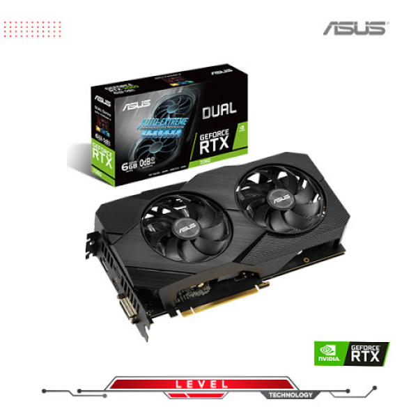 TARJETA DE VIDEO ASUS GEFORCE RTX 2060 6G EVO GDDR6 P/N DUAL-RTX2060-O6G-EVO