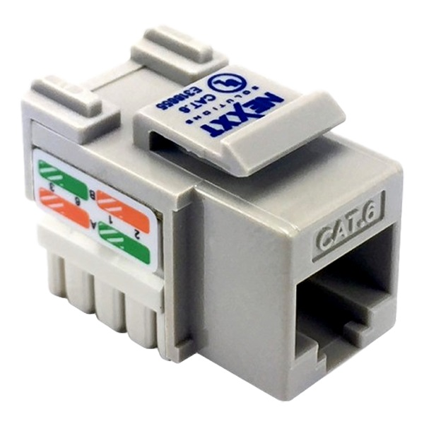 MODULO HEMBRA RJ45 CAT6 NEXXT BLANCO P/N PCGKJC6TYRJWH