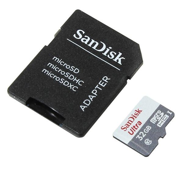 MEMORIA MICROSD 32GB SANDISK UHS-I (Class 10 / Speed Class 1) P/N SDSQUNR-032G-CN3MA