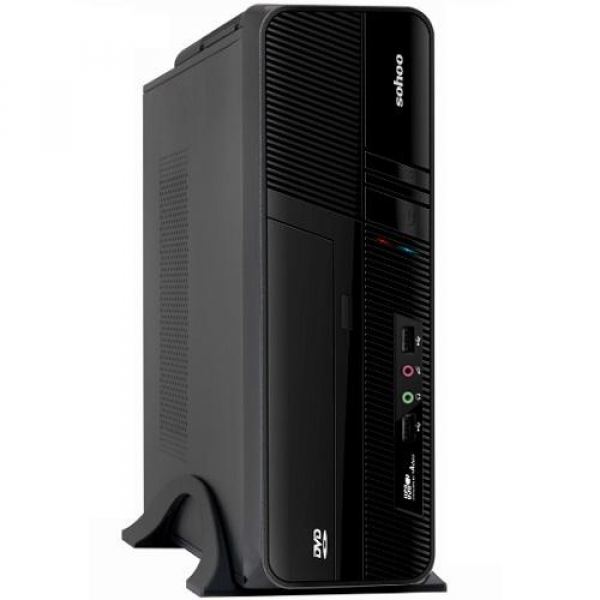 GABINETE SLIM PCX S605 SIN MULTILECTOR USB 3.0 FUENTE DE 500W P/N CL-S605-2U3