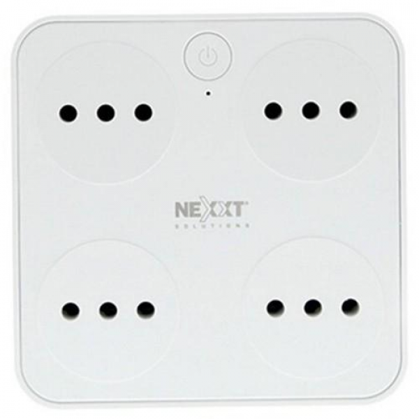 ENCHUFE NEXXT DOMOTICA 4 ENCHUFE INTELIGENTE + 2 USB P/N NHP-T720