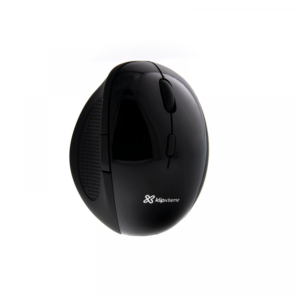 MOUSE KLIP XTREME ORBIX ERGONOMIC 2.4 GHZ WIRELESS BLACK 6 BOTONES ADJUSTABLE 1000/1200/1600 DPI RESOLUTION P/N KMW-500BK