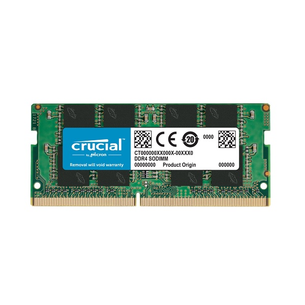 MEMORIA SODIMM DDR4 CRUCIAL 8GB 3200 P/N CT8G4SFRA32A