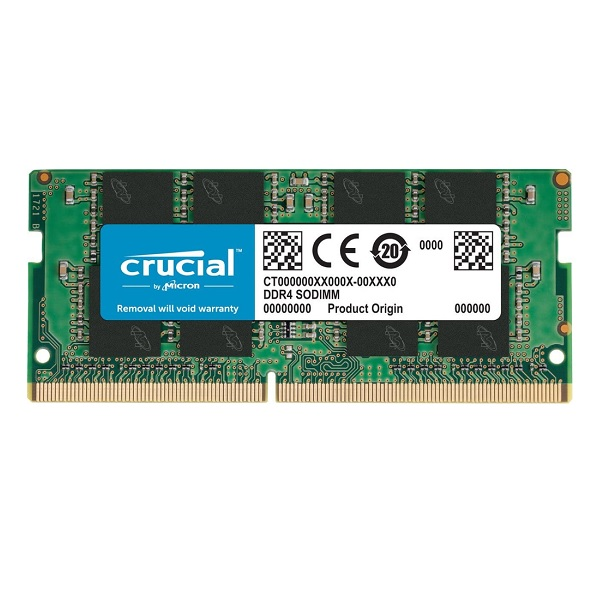 MEMORIA SODIMM CRUCIAL DDR4 16GB 3200 CL22 P/N  CT16G4SFRA32A