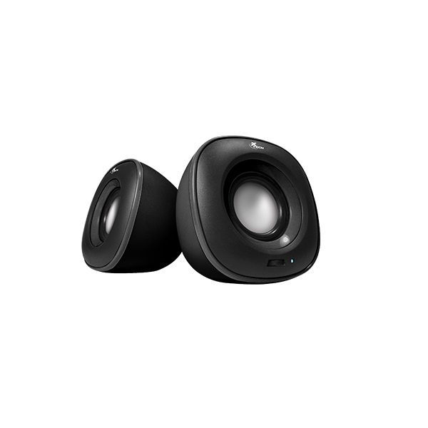 PARLANTE XTECH MM SPEAKERS 2.0 6W 2 CANALES 3.5MM-USB P/N XTS-115BK