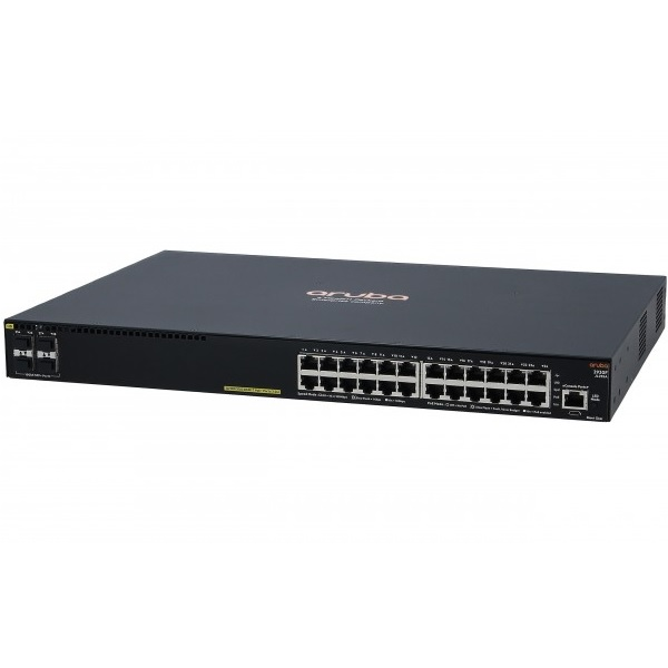 SWITCH ADMINISTRABLE  HPE ARUBA 2930F 24G POE+ 4SFP+ - CONMUTADOR - L3 - GESTIONADO - 24 X 10/100/1000 (POE+) + 4 X 1 GIGABIT / 10 GIGABIT SFP+ (ENLACE ASCENDENTE) - MONTAJE EN RACK - POE+ (370 W)