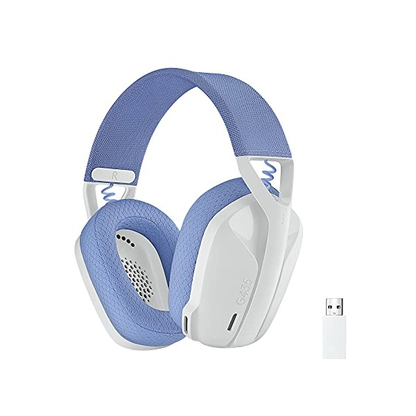 AUDIFONOS LOGITECH - G435 WIRED - COLOR BLANCO P/N 981-001073