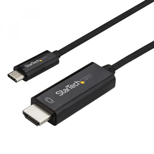 CABLE ADAPTADOR DE 2M USB-C A HDMI 4K 60HZ - NEGRO - CABLE CONVERSOR DE VÍDEO USBC - ADAPTADOR DE VÍDEO EXTERNO - VL100 - USB-C - HDMI - NEGRO P/N CDP2HD2MBNL