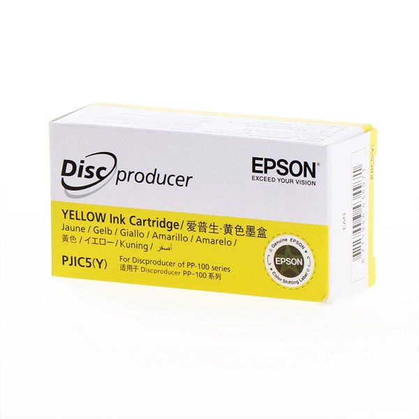 CARTRIDGE EPSON  AMARILLO ORIGINAL PARA DISCPRODUCER PP-100, PP-100AP, PP-100II, PP-100IIBD, PP-100N, PP-100NS, PP-50, PP-50BD P/N C13S020451