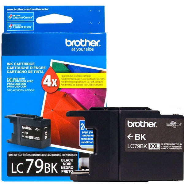 TINTA CARTRIDGE BROTHER LC  SúPER ALTO RENDIMIENTO  NEGRO ORIGINAL  PARA BROTHER MFC-J5910DW, MFC-J6510DW, MFC-J6710DW, MFC-J6910DW P/N LC79BK