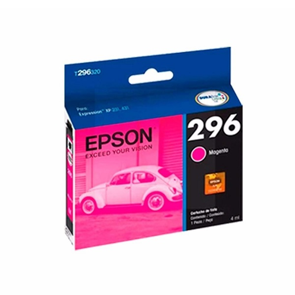 CARTRIDGE EPSON 296 MAGENTA ORIGINAL CARTUCHO DE TINTA PARA EXPRESSION XP-231, XP-241, XP-431, XP-441 P/N T296320-AL