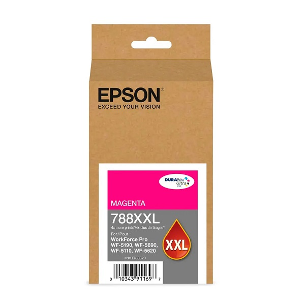 TINTA CARTRIDGE EPSON T788XXL MAGENTA WORKFORCE WF-5190 P/N T788XXL320-AL