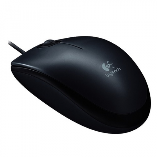 MOUSE LOGITECH M100 - RATóN - DIESTRO Y ZURDO - óPTICO - 3 BOTONES - CABLEADO - USB - NEGRO P/N 910-001601