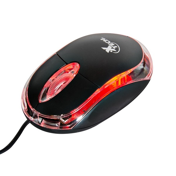 MOUSE USB XTECH BLACK 3D OPTICAL P/N XTM-195