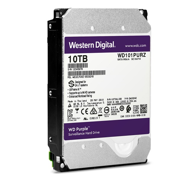 DISCO DURO WESTERN DIGITAL PURPLE 10TB - 3.5