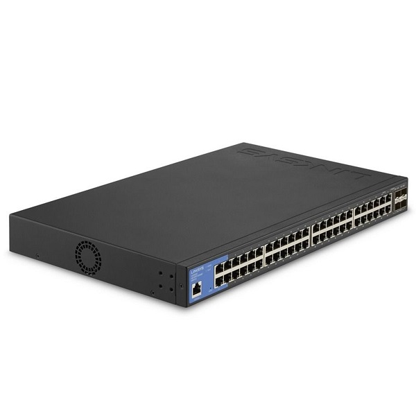 SWITCH ADMINISTRABLE LINKSYS BUSINESS LGS352C - 48 X 10/100/1000 + 4 X 10 GIGABIT SFP+ - MONTAJE EN RACK P/N LGS352C