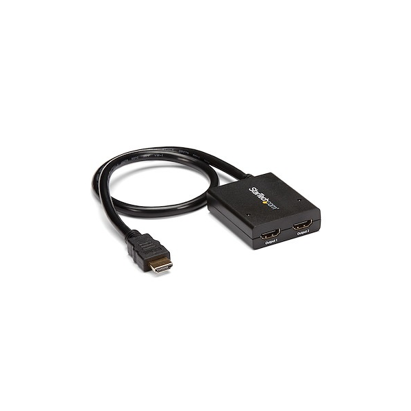 VIDEO SPLITTER HDMI DE 2 PUERTOS 4K 30HZ DE 2X1 ALIMENTADO POR USB - 2 X HDMI P/N ST122HD4KU