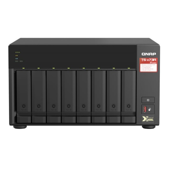 SERVIDOR NAS QNAP 8-BAY AMD RYZEN RACK MOUNTABLE P/N TS-873A-8G-US