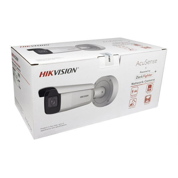 CAMARA DE VIGILANCIA IP HIKVISION ACUSENSE DS-2CD2626G2-IZS - 4 MP - 2592 X 1944 - F14 MONTAJE - VARI-FOCAL - AUDIO - LAN 10/100 P/N DS-2CD2646G2-IZS