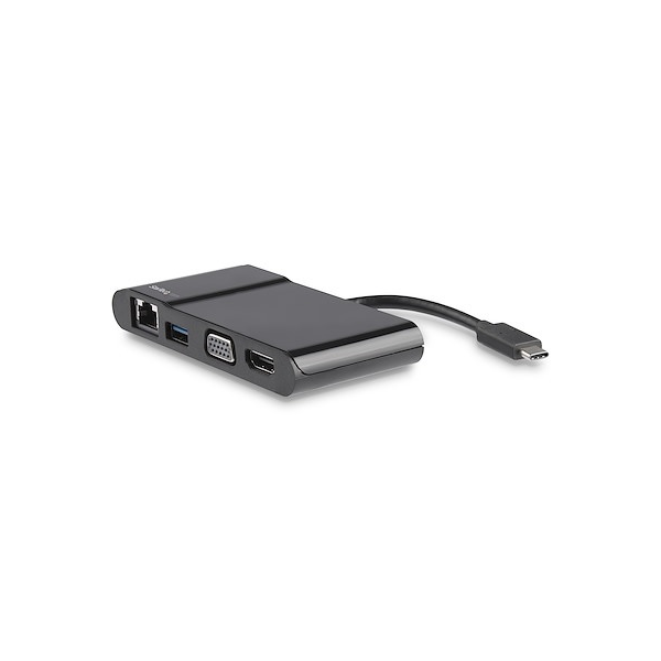 DOCKING STARTECH USB-C CON HDMI Y VGA - PARA MAC Y WINDOWS -3X USB 3.0 - SD / MICRO SD - PD 3.0 - NEGRO P/N DKT30CHVSCPD